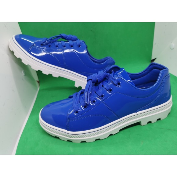 Skechers Women's 155201 Patent Blue Roadies 90sBBY Casual Shoes Size 8.5M - Picture 14 of 16